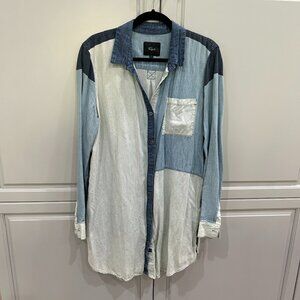 Rails Chambray Shirt Dress Size L